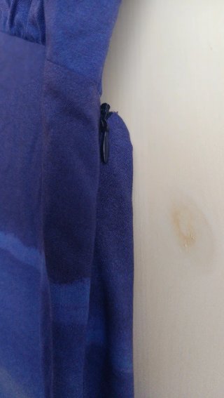 Vestido Largo Azul Degradado -Athenea- Talla S -