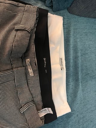 Pack 3 Pantalones Traje Talla 38 Stradivarius