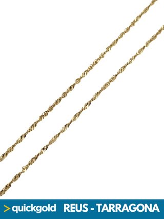 035-02-01031 CADENA ORO 18K SINGAPUR 41.1CM