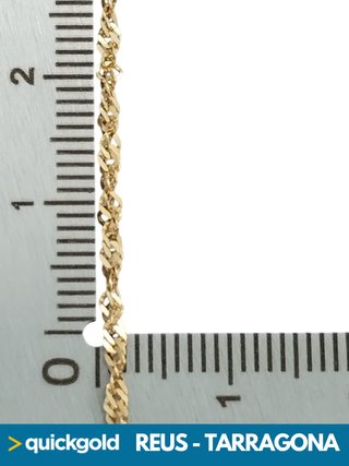 035-02-01031 CADENA ORO 18K SINGAPUR 41.1CM
