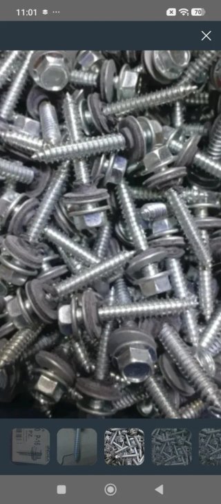 Tornillos rosca chapa 6,3x40mm liquidación
