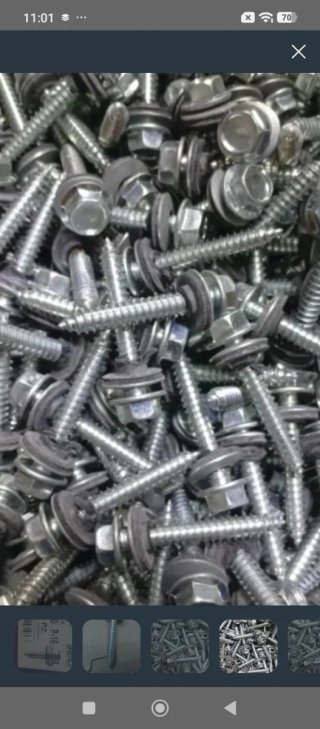 Tornillos rosca chapa 6,3x40mm liquidación