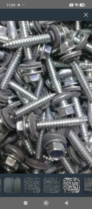 Tornillos rosca chapa 6,3x40mm liquidación