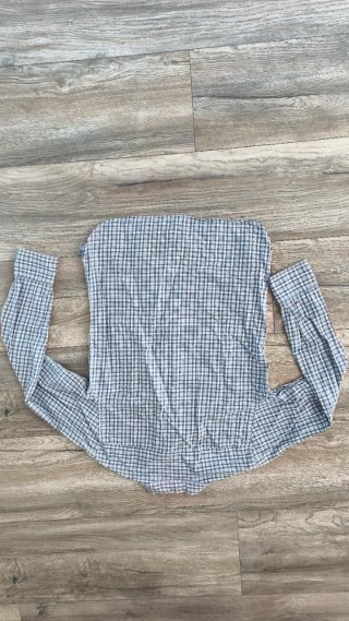 Camisa Tommy Hilfiger cuadros azul M