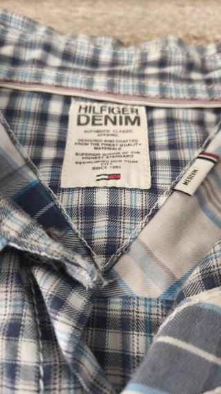 Camisa Tommy Hilfiger cuadros azul M