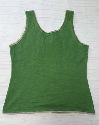 Camiseta tirantes Y&J verde M/L