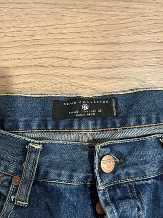 Pantalón vaquero azul ZARA MAN