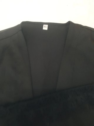 Bata y camisón satén XL encaje