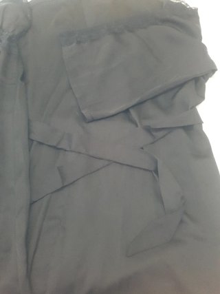 Bata y camisón satén XL encaje