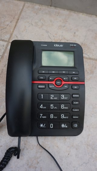 Teléfono Ferrari Rojo para decoración y otro leer