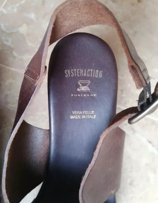 Sandalias de piel Systemaction Talla 38