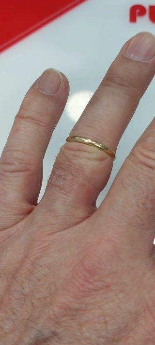 Anillo Alianza Oro 14K