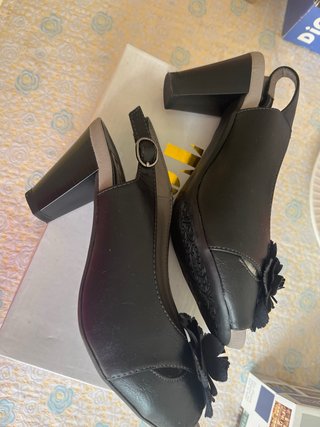 Zapatos Moda Joven Negros/Grises Talla X