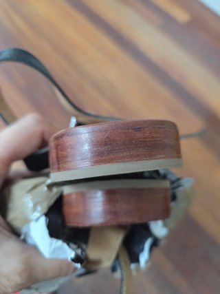 Sandalias esclava piel y cuero T.36