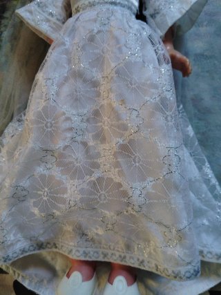 Nancy Original Años 70 Vestido Novia