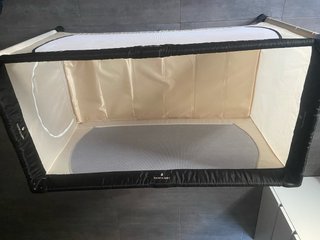 Cuna de viaje Hauck con colchón + colchón ikea