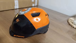 Casco Bicicleta Infantil Naranja