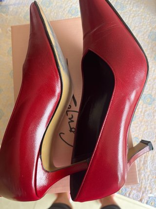Zapatos de tacón Giorgione Giotto rojos