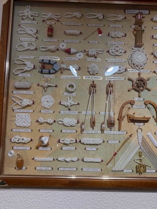 Cuadro Nudos Marineros Artesanía