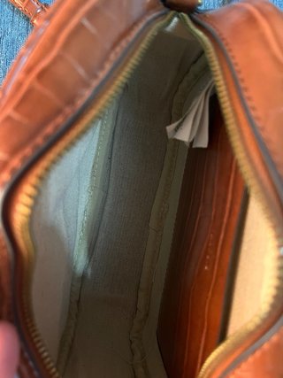 Bolso Parfois marrón efecto cocodrilo