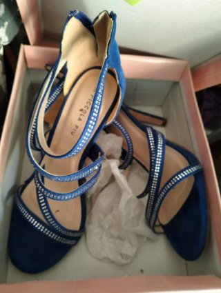 Zapatos de tacón dorados Kylie