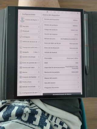 Tablet Bigme 10.3 Tinta Electrónica
