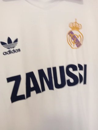Camiseta Real Madrid Retro Adidas 80s Zanusi