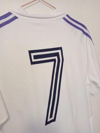 Camiseta Real Madrid Retro Adidas 80s Zanusi