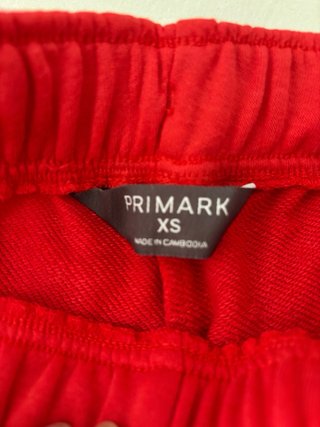 Pantalón de chándal rojo