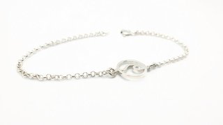 Pulsera Ona Mar Cadena Rolo plata de primera ley