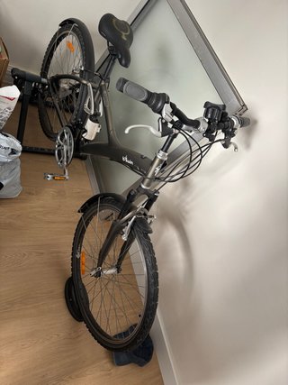 Bicicleta BTWIN gris