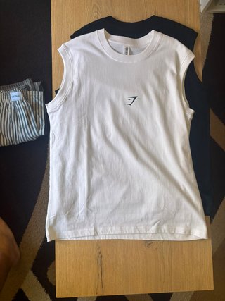 Pack 3 Camisetas Tirantes Gymshark Negras
