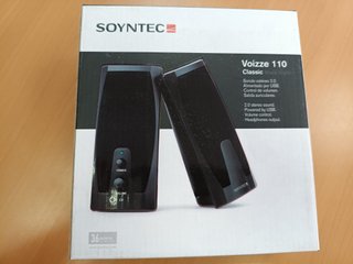 Altavoces PC Soyntec Voizze 110 USB Negros