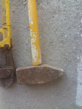 Maza y cizalla grande