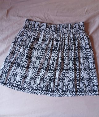 Falda mini estampada
