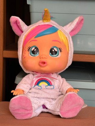Muñeco Bebé Llorón Unicornio