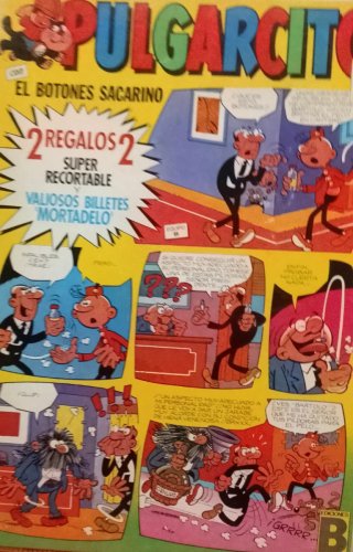 LOTE 7 TEBEOS PULGARCITO.SACARINO.