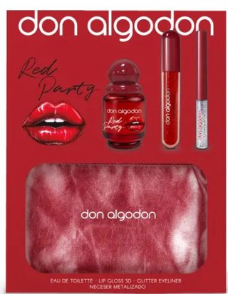 Set Regalo Don Algodon Red Party