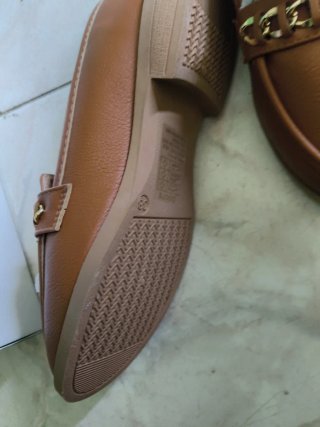 Mocassini donna marrone oro n.38