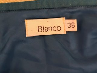 Falda lentejuelas azul petróleo T-36