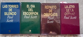 Lote 4 libros de Paul Scott