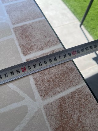Tavolo da giardino in pvc