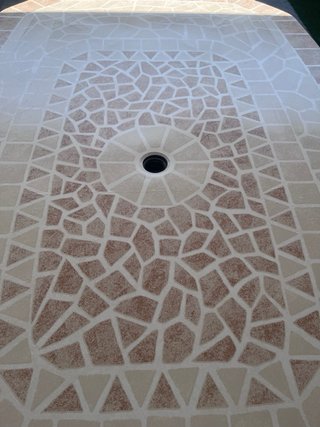 Tavolo da giardino in pvc