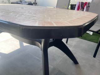 Tavolo da giardino in pvc