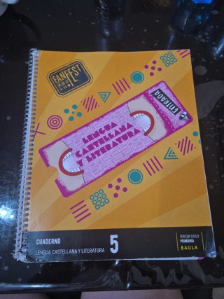 Cuaderno Lengua castellana y literatura 5º Prim...
