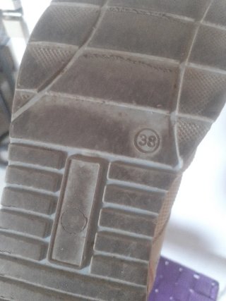 Deportivas beige y rosa mujer