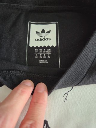 Camiseta Adidas Negra Talla M