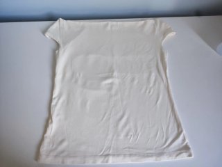 Top Zara Blanco Roto Talla S