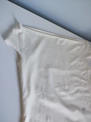 Top Zara Blanco Roto Talla S