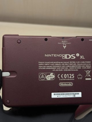 Nintendo DSi XL Bordeaux Originale Custodi